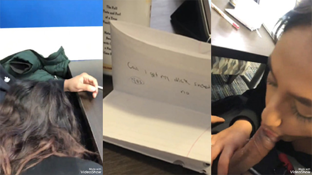 NRI Desi Onlyfans – Girl Sucking Her Friend – at the Library after Him – Asking by Note