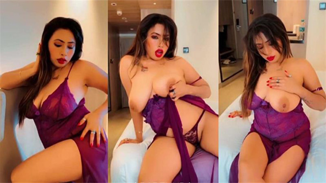 Bong Model Moumi – Purple Negligee Strip – App Content