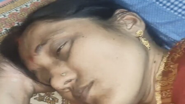 Son Capturing By – Sleeping Mom Boobs – Pressing And Pussy